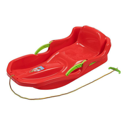 Plastové boby s opěradlem a brzdami Baby Mix Speed bob