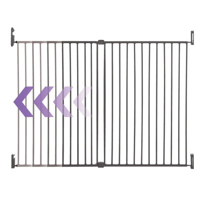 Zábrana bezpečnostní Broadway 2-panelová extra široká 76-134,5 cm bílá Dreambaby