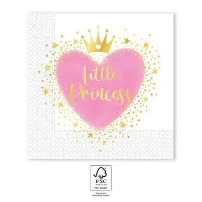 Ubrousky papírové EKO - Moje malá princezna 33x33 cm / 20 ks