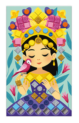 Mozaika Princezny a víly Maxi 5+ Janod Atelier