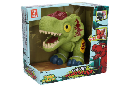 Dinosaurus s efekty zelený 26 x 18 x 13 cm