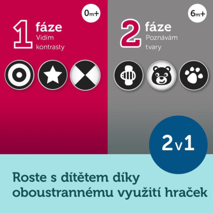 Canpol babies Kontrastní plyšový kolotoč s melodiemi Sensory
