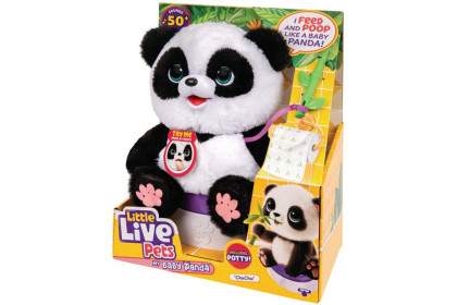 Panda s nočníkem Little Live Pets