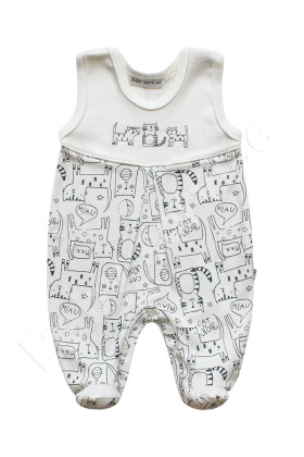 Bavlněné dupačky Komiks kočky Baby Service