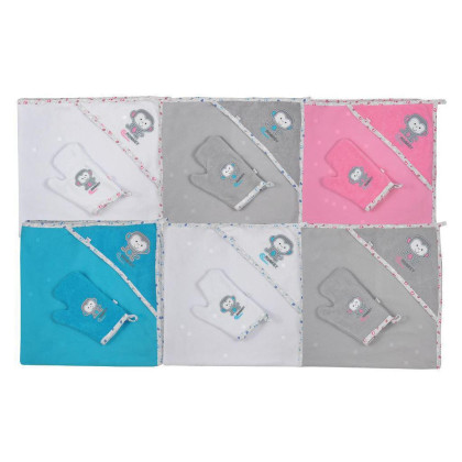 Dětská osuška s žínkou Koala Jungle