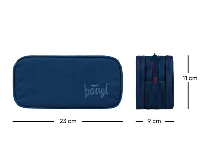 Studentský penál etue Big Navy Baagl