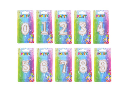 Párty svíčka zlatá 