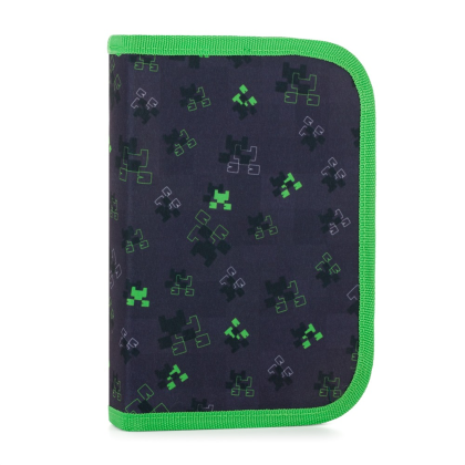 Penál 1 p. 2 chlopně, prázdný Oxy Next Green Cube