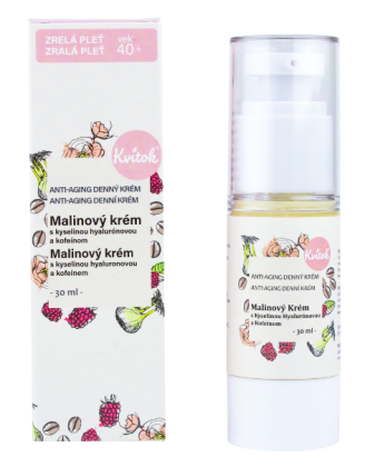 Malinový krém s kofeinem 40+ 30 ml Kvitok