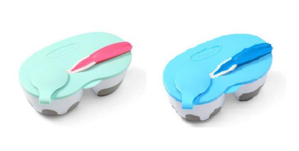 Dvoukomorová miska se lžičkou BabyOno