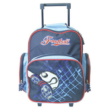 Školní batoh trolley Cool - Fotbal 3D kopačka a míč
