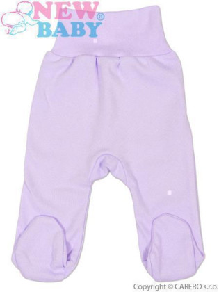 Polodupačky 100% bavlna fialové New Baby