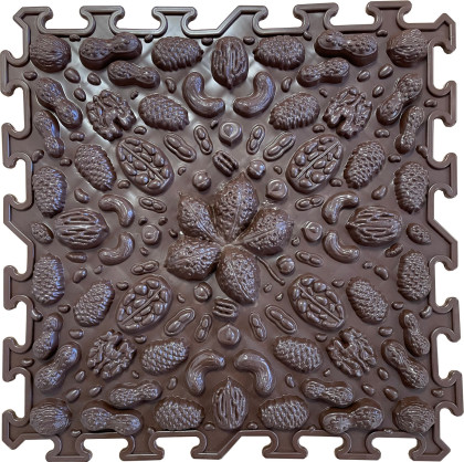 Masážní ortopedická podložka Ořechy měkká