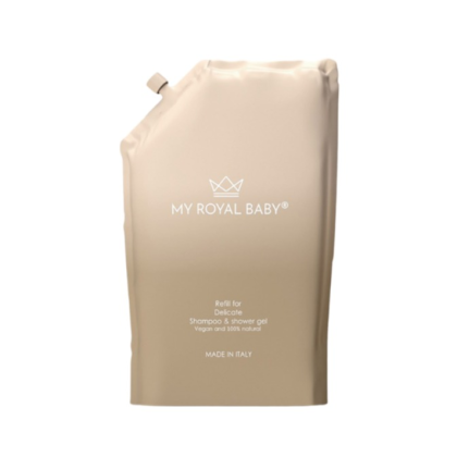 Jemný šampon a sprchový gel 2 v 1 náhradní náplň 380 ml MyRoyalBaby