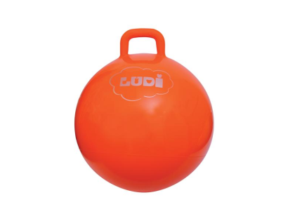 Skákací míč 55cm oranžový Ludi