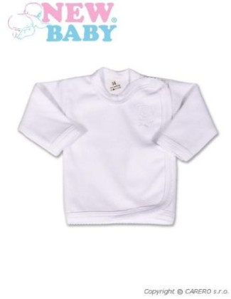Kojenecká košilka New Baby Classic s bílou výšivkou zavinovací vel. 50