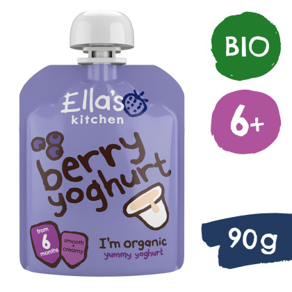 BIO Borůvky s jogurtem 90 g Ella's Kitchen