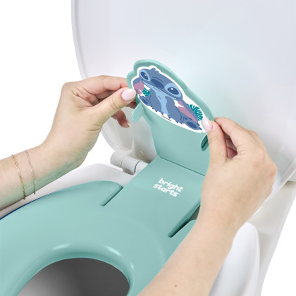 Redukce na WC nalepovací Flip & Sit™ Stitch™ 18 m+ do 23 kg Bright Starts