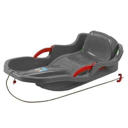 Plastové boby s opěradlem a brzdami Baby Mix Speed bob