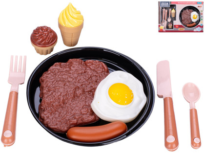 Sada jídelní s talířem 9 ks