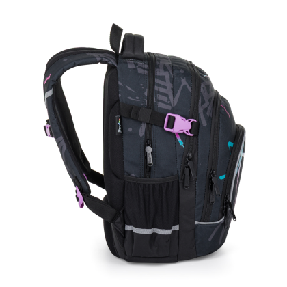 Studentský batoh Oxy Scooler Graffiti Pink OxyBag