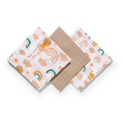 Plenky mušelínové Super soft 3 ks