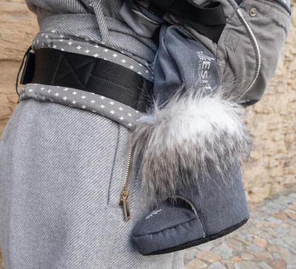 Softshellové capáčky Angor Šedá/stříbrná Esito