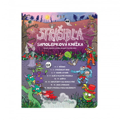ALBI Kouzelné čtení Samolepková knížka Strašidla