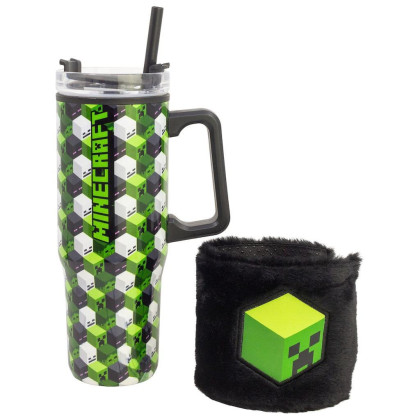 Termohrnek s plyšovým návlekem 770 ml Minecraft