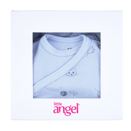 Sada body smyk zavinovací DR Outlast® Sv. modrá Little Angel