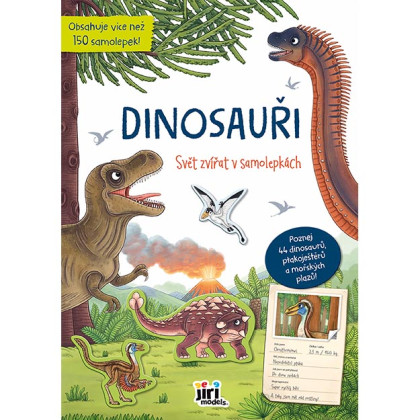Svět zvířat v samolepkách Dinosauři a spol.