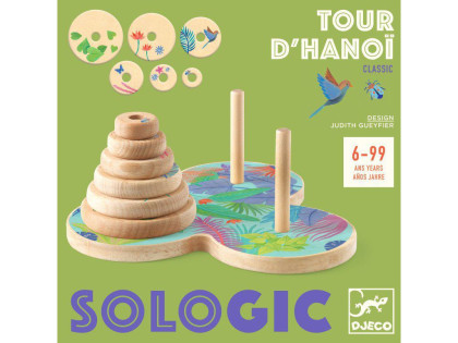 Dětská hra Tour d'Hanoi Sologic Djeco