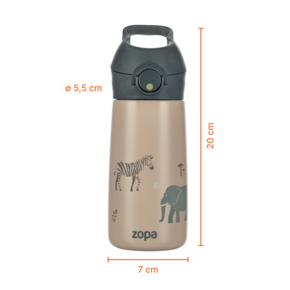 Termoska na pití s pítkem 400 ml Zopa