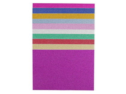 Samolepicí třpytivá fólie 10x15 cm