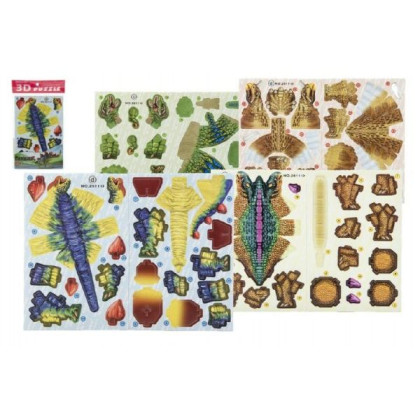 3D puzzle dinosaurus skládačka