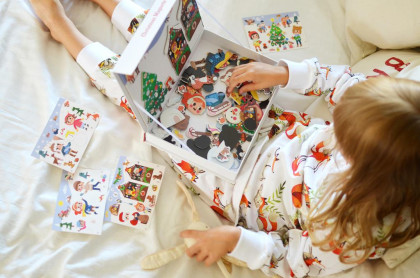 Magnetická kniha Vánoce – Christmas Magnetic Book Edukid