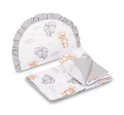 2D sada do kočárku, postýlky, kolébky mušelín/bavlna Sensillo 