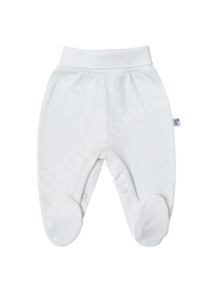 Bavlněné polodupačky Bílé Baby Service