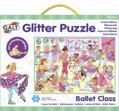 Třpytivé puzzle - baletní třída