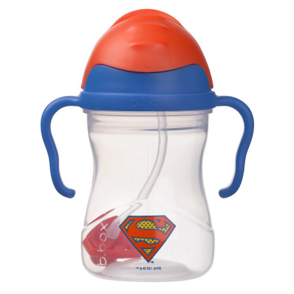 Hrneček s brčkem 240 ml Superman b.box