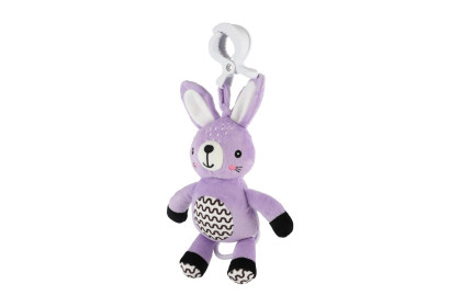 Natahovací hrací strojek plyš 30 cm závěs na postýlku/kočárek Babyted