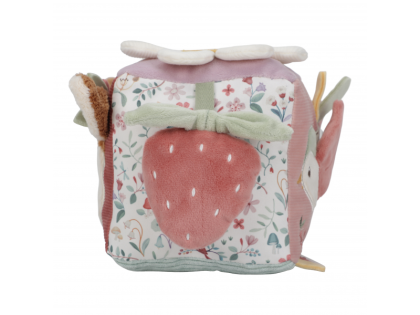 Kostka textilní s aktivitami Fairy Garden Little Dutch