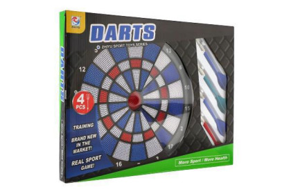 Terč se šipkami 4 ks průměr 28 cm