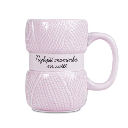 Pletený hrnek - Nejlepší maminka na světě
