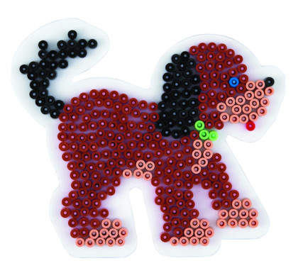 Podložka na zažehlovací korálky Hama Pes MIDI