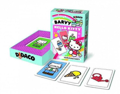 Vzdělávací karty Didaco Barvy - Hello Kitty