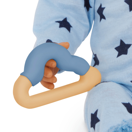 Overal pro panenky modrý s doplňky LullaBaby