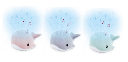 Velryba Wally Noční projektor s melodiemi Zazu