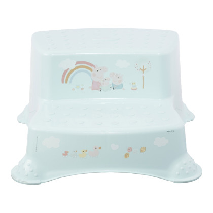 Dvojstupínek k WC/umyvadlu Keeper Peppa Pig sv. zelená