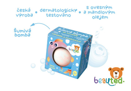 Šumivá bomba do koupele s probiotiky beauted